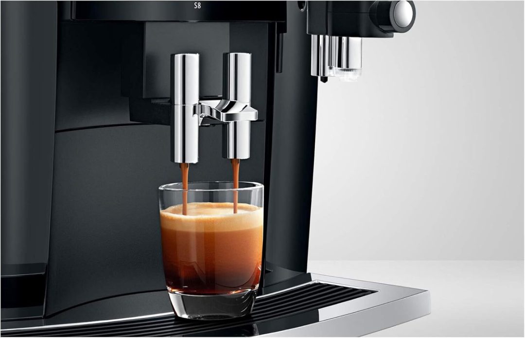 Jura S8 Automatic Coffee & Espresso Machine - Piano Black