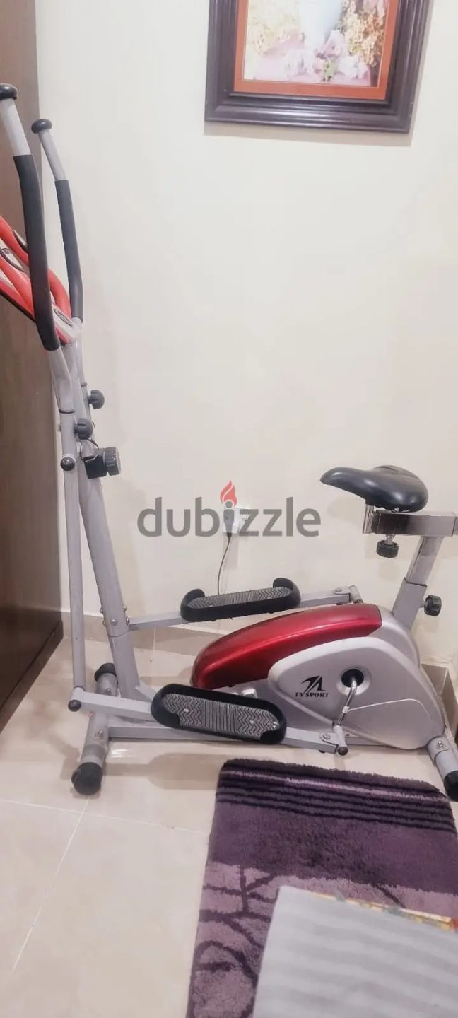 TA Sport 2-in-1 Exercise bicycle for cardio work out